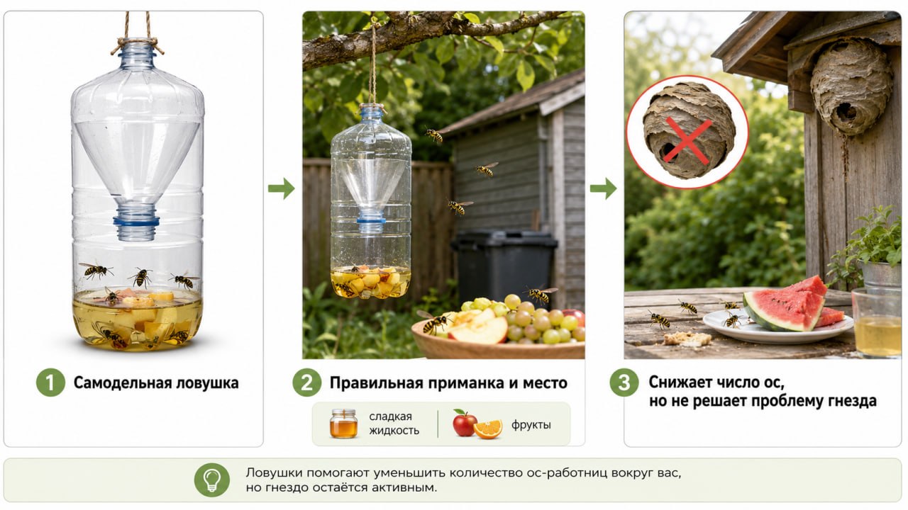 Самодельные ловушки: рецепты, лучшие приманки и где размещать
